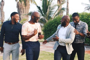 Black Men walking and laughing - Black Business Guide 